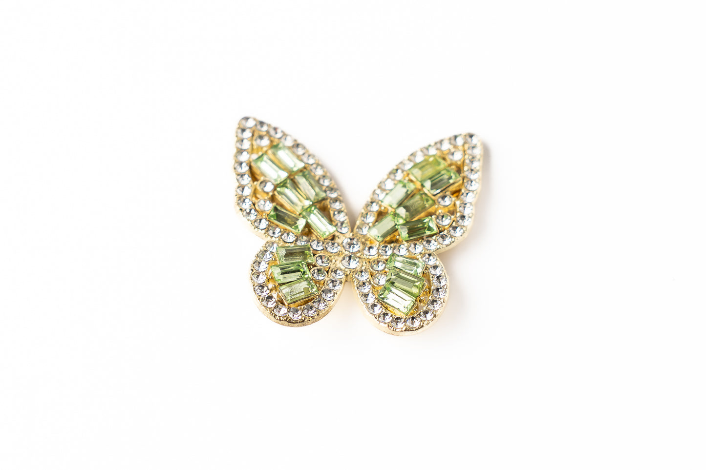 Marcador de Bola de Golf "Mariposa Dorada y Verde"
