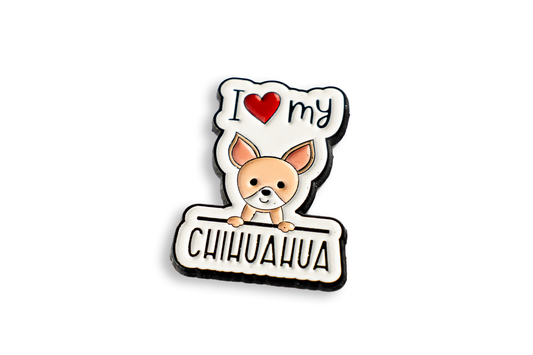 Marcador de Bola de Golf "AMO A MI CHIHUAHUA"