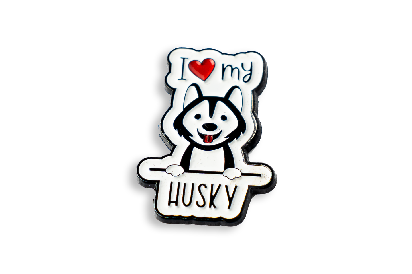 Marcador de Bola de Golf "I LUV MY HUSKY"