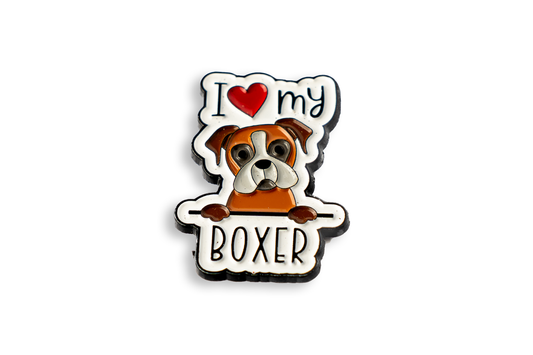 Marcador de Bola de Golf "ME ENCANTA MI BOXER"
