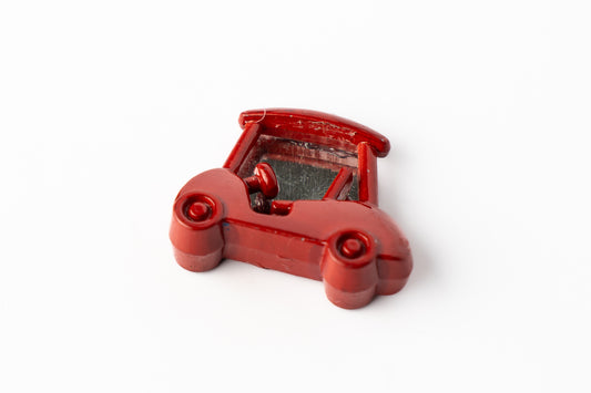 Marcador de Bola de Golf "Carrito Rojo"