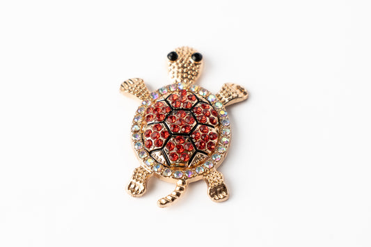 Marcador de Bola de Golf "Tortuga Roja"