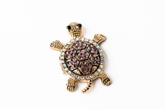 Marcador de Bola de Golf "Tortuga Rosa"