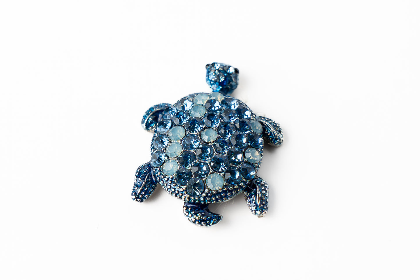 Marcador de Bola de Golf "Tortuga Cristales Azul"