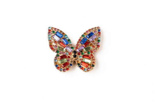 Marcador de Bola de Golf "Mariposa Brillante de Colores"