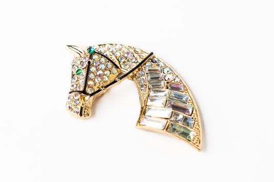Marcador de Bola de Golf "Caballo Dorado"