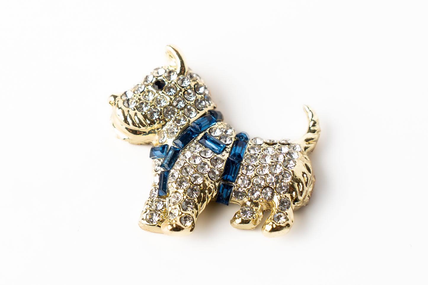 Marcador de Bola de Golf "Bull Dog Collar Azul"