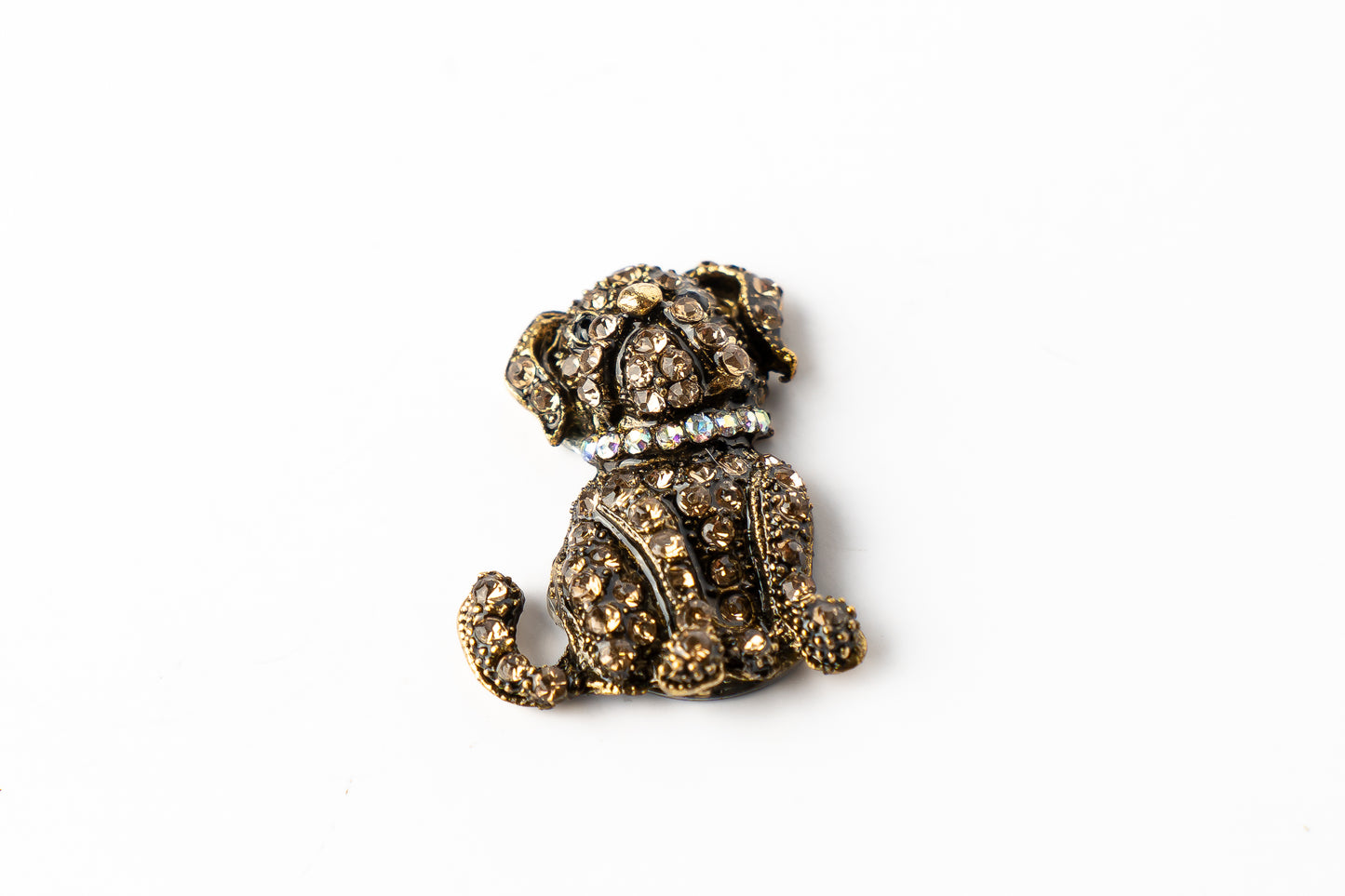Marcador de Bola de Golf "Bull Dog Dorado"