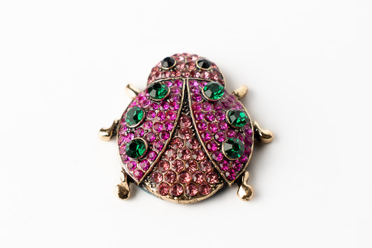 Marcador de Bola de Golf "Pink Charm Beetle" 