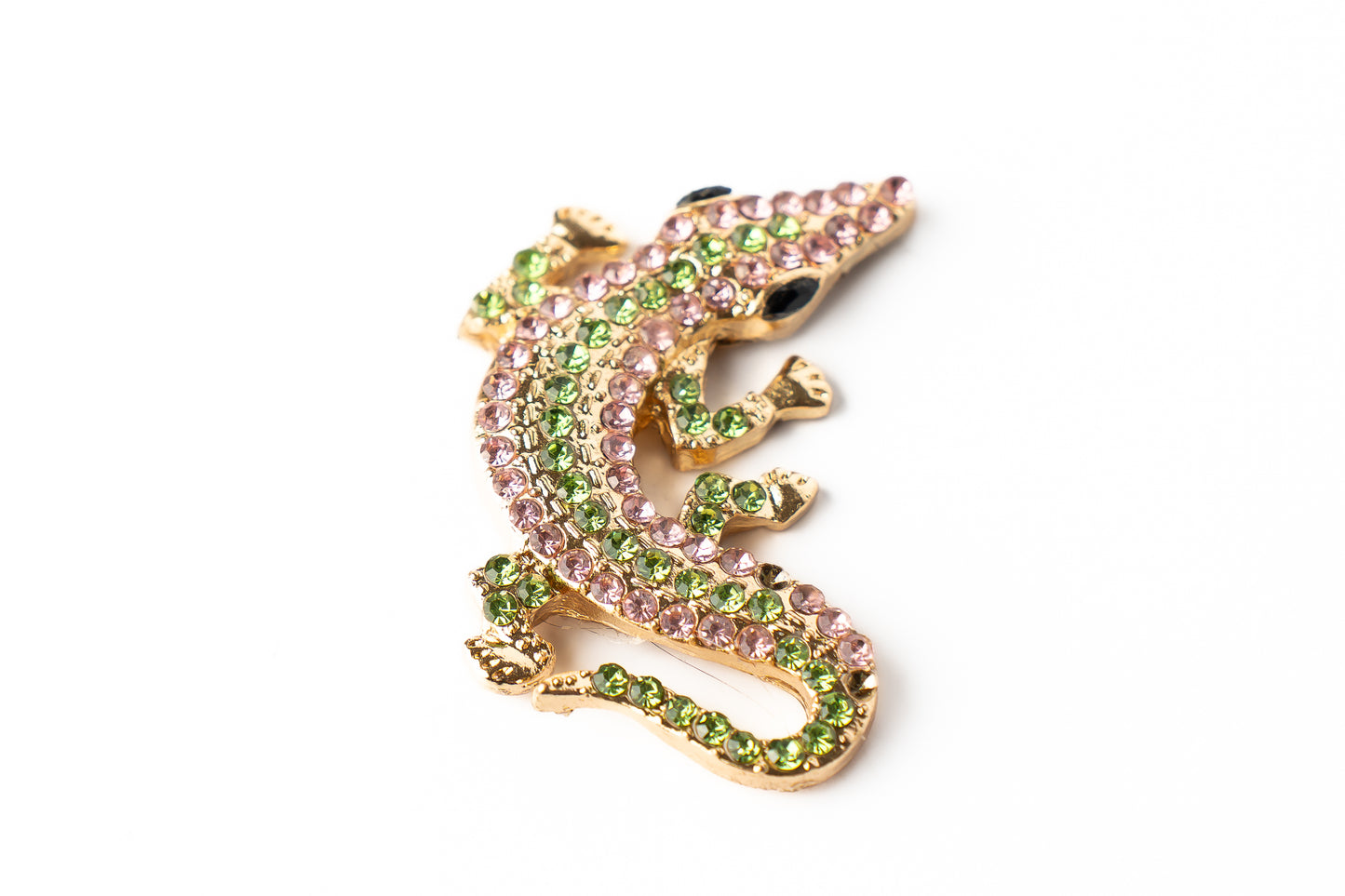 Marcador de Bola de Golf "Lagarto Rosa con Verde"