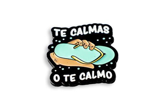Marcador de Bola de Golf "TE CALMAS O TE CALMO"