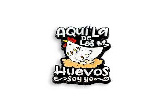 Marcador de Bola de Golf "AQUI LA DE LOS HUEVOS SOY YO"