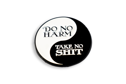 Marcador de Bola de Golf "NO HAGAS DAÑO, NO MIERDAS"